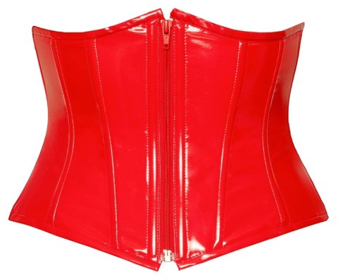 Black Level Gorset Talia Sznurowany Czerwony XL Błyszczący Zip Black Level Black Level Gorset Talia Sznurowany Czerwony XL Błyszczący Zip Black Level