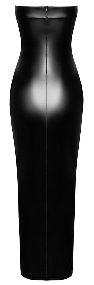 Noir Orgia Czarna Sukienka Długa z Rozcięciem XL, elastyczna Noir Noir Orgia Czarna Sukienka Długa z Rozcięciem XL, elastyczna Noir