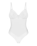 Obsessive Alissium Body białe koronkowe regulowane M/L Obsessive