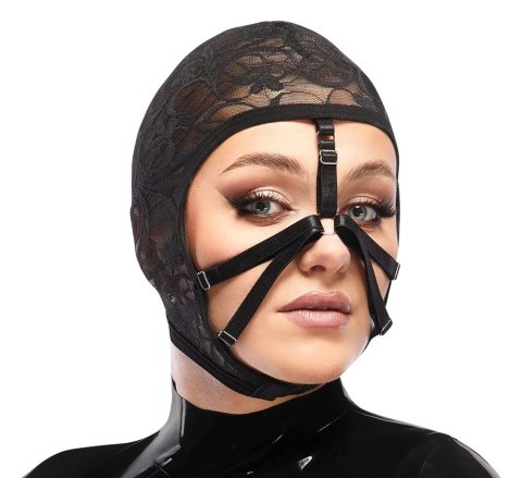 Bad Kitty Koronkowa Czarna Maska Elastyczna na Głowę Regulowana Bad Kitty Bad Kitty Koronkowa Czarna Maska Elastyczna na Głowę Regulowana Bad Kitty