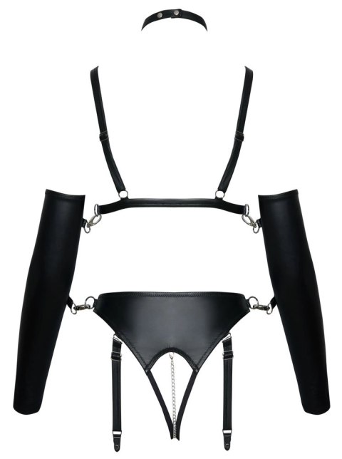 Bad Kitty Zestaw Intymny XL - Biustonosz, Majtki, Choker, Mankiety, Czarny Bad Kitty Bad Kitty Zestaw Intymny XL - Biustonosz, Majtki, Choker, Mankiety, Czarny Bad Kitty