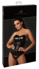 Noir Orgia Mysteria gorset skorzany czarny XL z zamkiem Noir