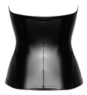 Noir Orgia Mysteria gorset skorzany czarny XL z zamkiem Noir