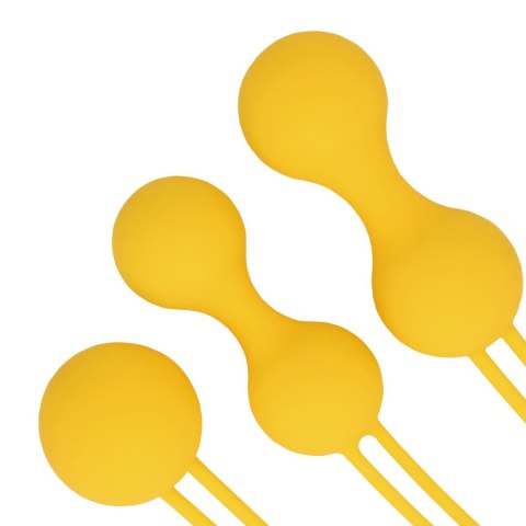 CITRA FLOW™ Kegel Trainer Set – Lemonade Yellow CITRA FLOW™ Kegel Trainer Set – Lemonade Yellow