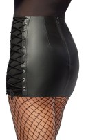 ZADO Skorzana spodnica 2XL czarna z dekoracyjnym sznurowaniem ZADO ZADO Skorzana spodnica 2XL czarna z dekoracyjnym sznurowaniem ZADO