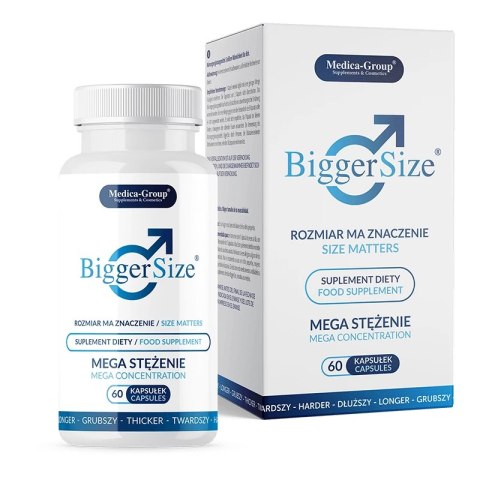 Medica-Group BiggerSize 60 kaps. - Formuła wspierająca męską witalność Medica-Group