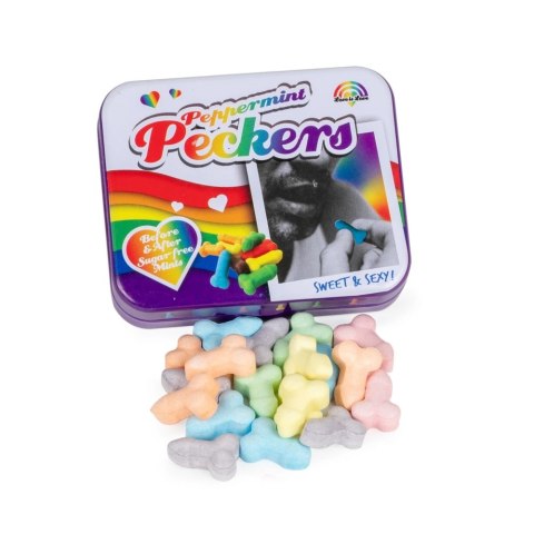 Miętowe Cukierki Rainbow w Metalowym Pudełku 30g - Kolorowa Edycja Kemis Miętowe Cukierki Rainbow w Metalowym Pudełku 30g - Kolorowa Edycja Kemis