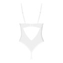 Obsessive Alissium Body XL/2XL z otwartą strefą, białe, koronka Obsessive