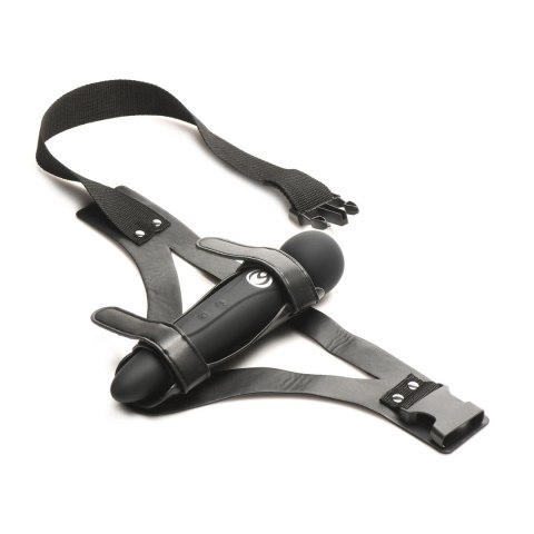XR Brands Thunder Strap Wand - uprząż na udo z regulacją, czarna XR Brands XR Brands Thunder Strap Wand - uprząż na udo z regulacją, czarna XR Brands