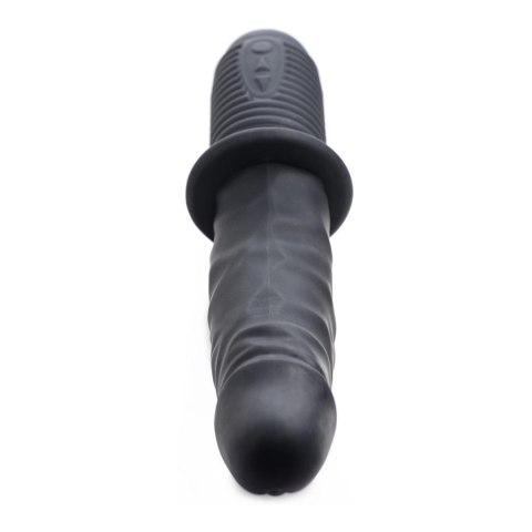 XR Brands™ Power Pounder – Czarny, Silikonowy Model Wibrująco-Pchający XR Brands™ Power Pounder – Czarny, Silikonowy Model Wibrująco-Pchający