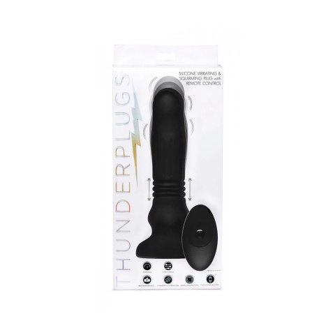 XR Brands Push Plug silikonowy korek z funkcją pchania i wibracji XR Brands XR Brands Push Plug silikonowy korek z funkcją pchania i wibracji XR Brands