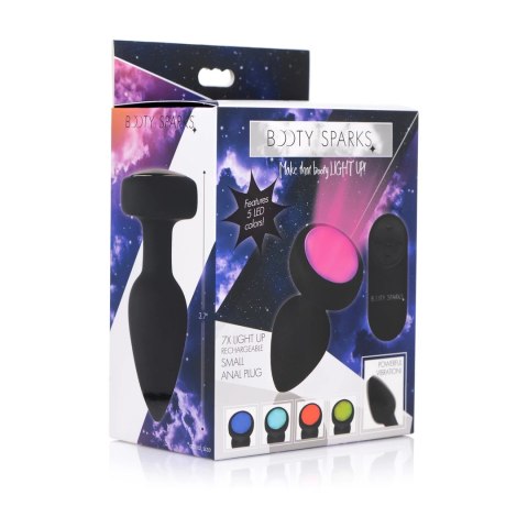 XR Brands silikonowy korek LED mały - 7 trybow, pilot, 5 kolorow XR Brands XR Brands silikonowy korek LED mały - 7 trybow, pilot, 5 kolorow XR Brands