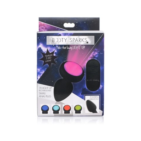 XR Brands silikonowy korek LED mały - 7 trybow, pilot, 5 kolorow XR Brands XR Brands silikonowy korek LED mały - 7 trybow, pilot, 5 kolorow XR Brands