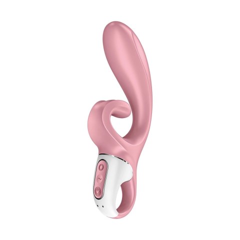 Satisfyer Hug Me - wibrujący model podwojny z Bluetooth, rożowy Satisfyer