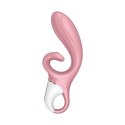 Satisfyer Hug Me - wibrujący model podwojny z Bluetooth, rożowy Satisfyer