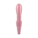 Satisfyer Hug Me - wibrujący model podwojny z Bluetooth, rożowy Satisfyer