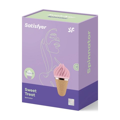Satisfyer Sweet Treat - stymulator ładowalny z silikonową powierzchnią Satisfyer Satisfyer Sweet Treat - stymulator ładowalny z silikonową powierzchnią Satisfyer