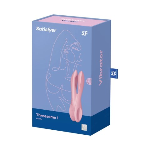 Satisfyer™ Threesome 1 – Stymulator z 3 Silnikami, 12 Trybów, IPX7, USB (Fioletowy) Satisfyer™ Threesome 1 – Stymulator z 3 Silnikami, 12 Trybów, IPX7, USB (Fioletowy)