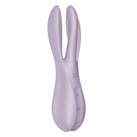 Satisfyer™ Threesome 2 – Stymulator z 3 Ramionami, 12 Trybów, IPX7, USB (Fioletowy) Satisfyer™ Threesome 2 – Stymulator z 3 Ramionami, 12 Trybów, IPX7, USB (Fioletowy)