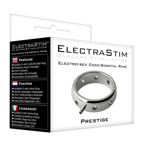 ElectraStim Prestige pierścień stalowy 50 mm do elektrostymulacji ElectraStim ElectraStim Prestige pierścień stalowy 50 mm do elektrostymulacji ElectraStim