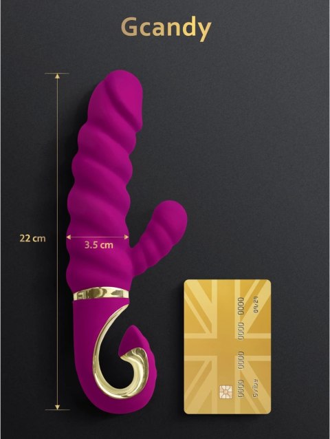 Gvibe Gcandy podwojny kroliczek silikonowy, technologia Bioskin G-Vibe Gvibe Gcandy podwojny kroliczek silikonowy, technologia Bioskin G-Vibe