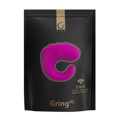 Gvibe Gring XL - silikonowy pierścień z silnikiem wibracyjnym, czarny G-Vibe Gvibe Gring XL - silikonowy pierścień z silnikiem wibracyjnym, czarny G-Vibe