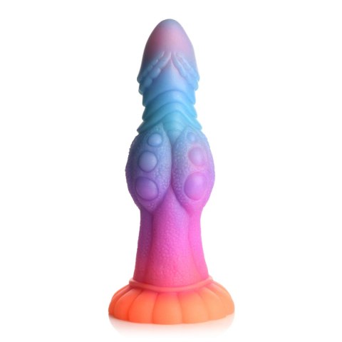 XR Brands Galactic Alien silikonowy model świecący, brokatowy, przyssawka XR Brands XR Brands Galactic Alien silikonowy model świecący, brokatowy, przyssawka XR Brands
