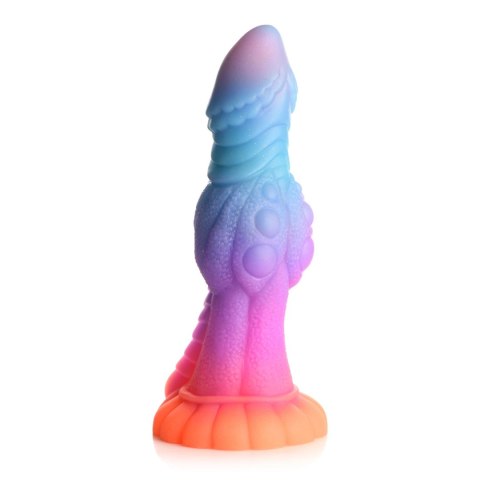 XR Brands Galactic Alien silikonowy model świecący, brokatowy, przyssawka XR Brands XR Brands Galactic Alien silikonowy model świecący, brokatowy, przyssawka XR Brands
