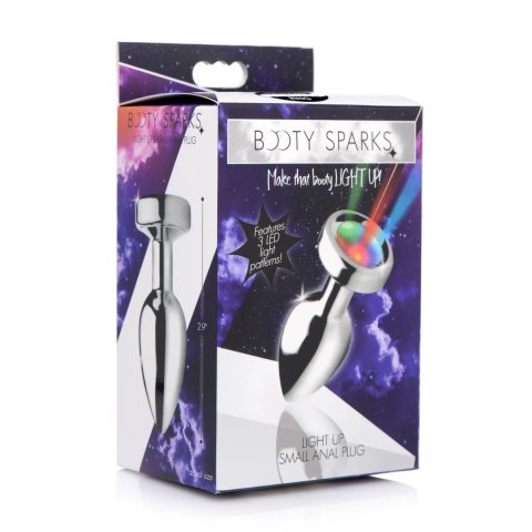 XR Brands Korek dekoracyjny LED Rainbow Mini - aluminium, kolorowy efekt XR Brands XR Brands Korek dekoracyjny LED Rainbow Mini - aluminium, kolorowy efekt XR Brands