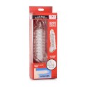 XR Brands Tuleja powiększająca 2/4 cm, elastyczna tekstura, TPR XR Brands