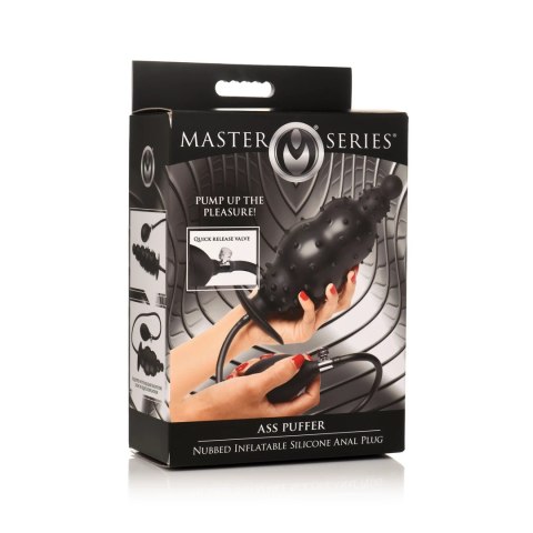 XR Brands nadmuchiwany korek silikonowy z wypustkami, regulowany rozmiar XR Brands XR Brands nadmuchiwany korek silikonowy z wypustkami, regulowany rozmiar XR Brands