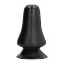 All Black Korek Anatomiczny Gładki 12 cm - Model Kompaktowy, Czarny All Black
