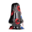 All Black Korek Anatomiczny Gładki 12 cm - Model Kompaktowy, Czarny All Black