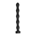 All Black Korek analny z segmentami kulowymi 32 cm czarny All Black