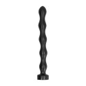 All Black Model 41 cm - Elastyczna sonda analna z kulistą strukturą All Black All Black Model 41 cm - Elastyczna sonda analna z kulistą strukturą All Black