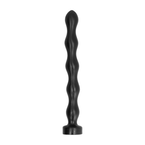 All Black Model 41 cm - Elastyczna sonda analna z kulistą strukturą All Black All Black Model 41 cm - Elastyczna sonda analna z kulistą strukturą All Black