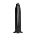 All Black Model AB46 - Elastyczny Czarny Element Intymny 20 cm All Black
