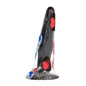 All Black korek intymny 12 cm - anatomiczny model, czarny All Black