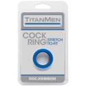 Doc Johnson TitanMen Stretch-To-Fit elastyczny pierścień czarny Doc Johnson
