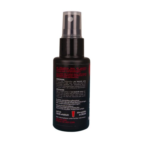 HOT Back Side Spray 50ml - pielęgnacyjny spray z aloesem do masażu HOT HOT Back Side Spray 50ml - pielęgnacyjny spray z aloesem do masażu HOT