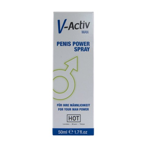 HOT V-Activ Men Power Spray dla mężczyzn z ekstraktem z miłorzębu 50 ml HOT HOT V-Activ Men Power Spray dla mężczyzn z ekstraktem z miłorzębu 50 ml HOT