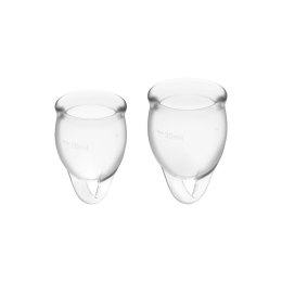 Satisfyer Feel Confident kubeczki menstruacyjne 15 ml i 20 ml silikon Satisfyer