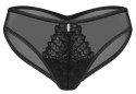 Obsessive Donarella figi połprzezroczyste czarne XS/S eleganckie Obsessive