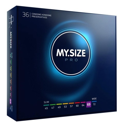 MY.SIZE PRO 69 mm 36 szt. - precyzyjne, ultracienkie, hypoalergiczne My.Size Pro MY.SIZE PRO 69 mm 36 szt. - precyzyjne, ultracienkie, hypoalergiczne My.Size Pro