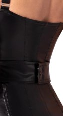 Noir Handmade Sukienka na Ramiączkach z Pierścieniem XL Czarna Noir