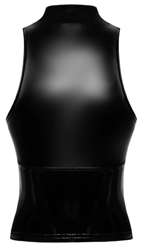 Noir Handmade Top Czarny M - Powerwetlook, Winyl, Zamek Przod Noir Noir Handmade Top Czarny M - Powerwetlook, Winyl, Zamek Przod Noir