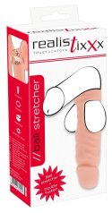 Realistixxx Model Ball Stretcher z Nakładką Intymną 14,8 cm TPE Realistixxx
