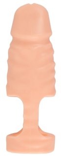 Realistixxx Model Ball Stretcher z Nakładką Intymną 14,8 cm TPE Realistixxx