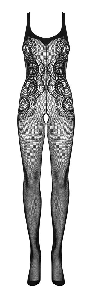 Obsessive G335 Bodystocking siateczkowy czarny S-L bez części dolnej Obsessive Obsessive G335 Bodystocking siateczkowy czarny S-L bez części dolnej Obsessive