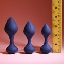 Playboy Pleasure Tail Trainer - Zestaw silikonowych korkow 3 rozmiary Playboy